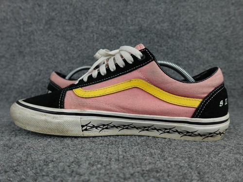 Size 9.5 - Supreme x VANS Old Skool Tribal Barbed Wire Pink - Picture 6 of 11