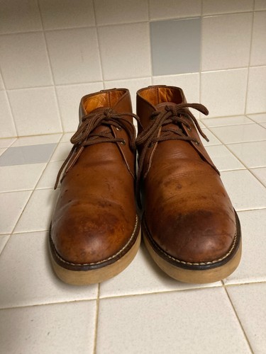 RED WING 10 A WORK CHUKKA ROUGH & TOUGH LEATHER Made in USA - Picture 7 of 15