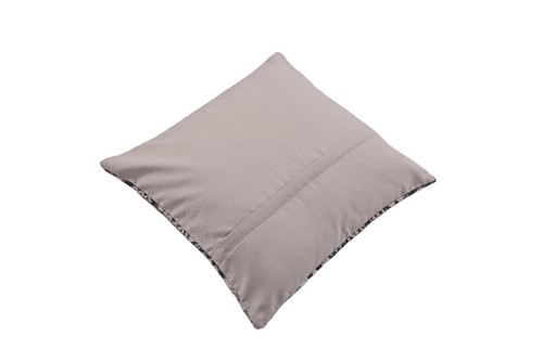 Set of 5 cotton cushion covers with hand block print featuring geometric pattern - Picture 11 of 12