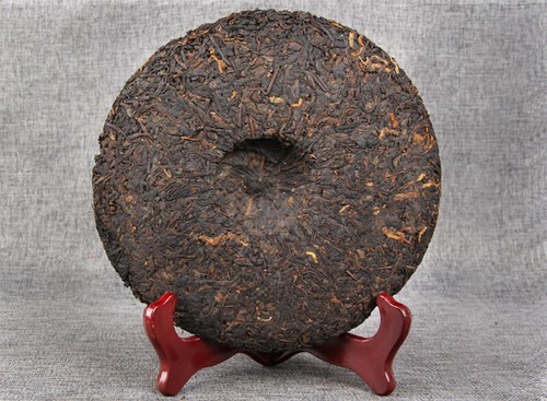 2006 Puwen Puer Yunya Shu Pu-erh "Schätze" (Zhen Pin) Puerh Tee reifer Kuchen 400g - Bild 7 von 8
