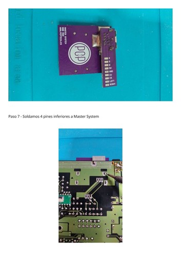 Sega Master System II 2 RGB Video Mod Kit + Cable MD 2 - Afbeelding 11 van 12