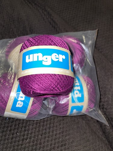 VINTAGE Yarn Unger PIMA #4426 Purple - 1.75oz 50g 92yd 84m - 100% Cotton - Picture 3 of 7