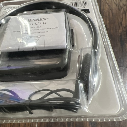 Jensen Audio SCR-68A Stereo Cassette Player With AM/FM Radio New Sealed NIB - Picture 6 of 10