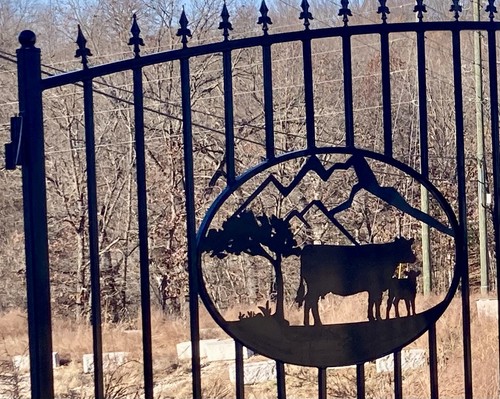 Driveway Gates * Dual Swing Wrought Iron Style * Black Powder Coat* Welded Steel - Picture 23 of 29
