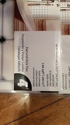 RoomMates Sticktiles Black & White Diamond Peel and Stick Backsplash - 4 Pack RoomMates Sticktiles Black & White Diamond Peel and Stick Backsplash - 4 Pack
