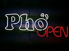 New Pho Open Neon Light Sign 24"x20" Lamp Poster Real Glass Beer Bar