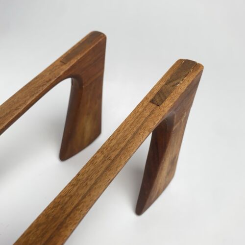 Par de cucharas de teca vikinga diseñadas por Jens Quistgaard para Dansk Mid Century - Imagen 4 de 12