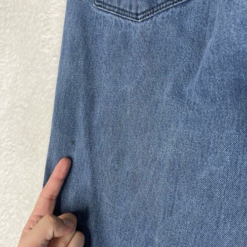 Levis Jeans Mens 38x32 (Fits 38x29) Blue Denim 501 XX Button Fly Straight Work - Picture 12 of 19