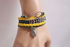 Sale Green Bay Packers Football team Bracelets, Many styles, please see pictures