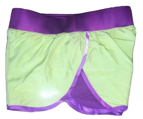 Nike Tempo Rival GFX Dri-Fit Shorts Purple Neon Green Girls X-Small $35 - Picture 2 of 10