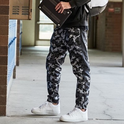 nike camo track pants