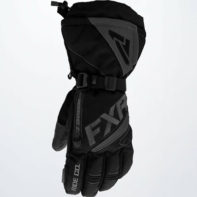 FXR WOMENS FUSION BLACK/CHARCOAL WINTER SNOWMOBILE GLOVES  - Size  XL - NEW