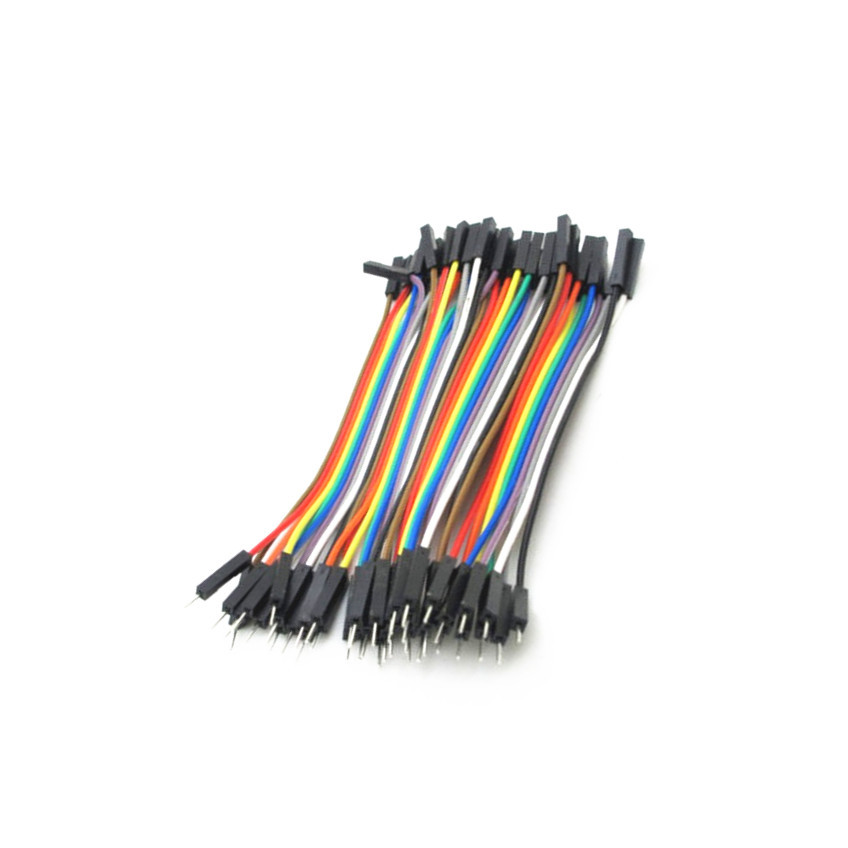 40PCS Dupont 10CM Male To Female Jumper Wire Ribbon Cable for Arduino CA NEW - Picture 2 of 5