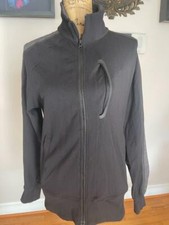 Lululemon Athletica herringbone trim zip front jacket size small  (JA600