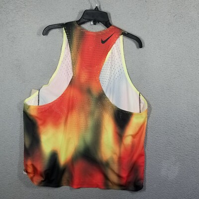 Nike AEROSWIFT オレンジ タンクトップ L Nike Men's AeroSwift Dri-FIT ADV Running Singlet