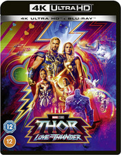 THOR PART 4 MOVIE FILM LOVE AND & THUNDER 4K UHD Blu Ray FOURTH FORTH 4TH IV UK