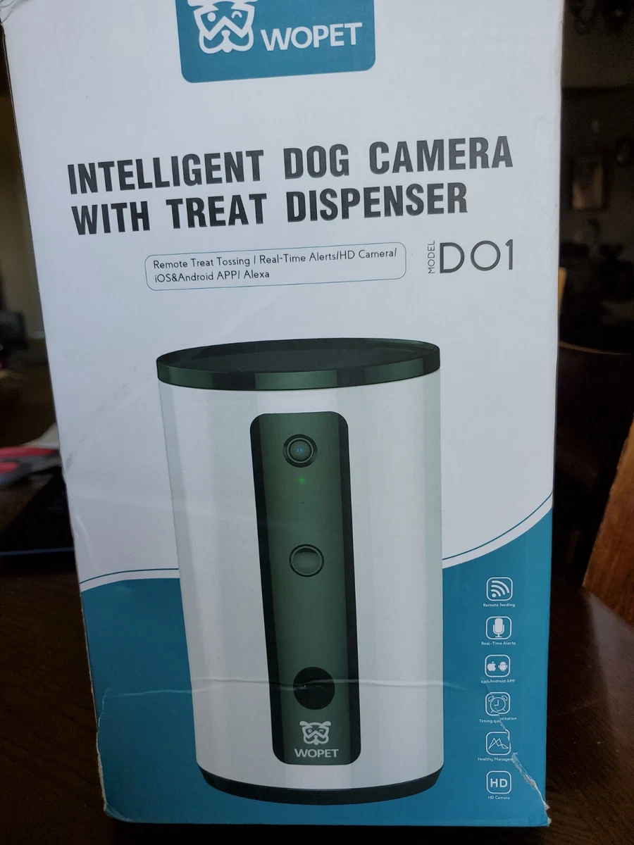 WOpet Dog Treat Camera and Dog Camera Treat Dispenser