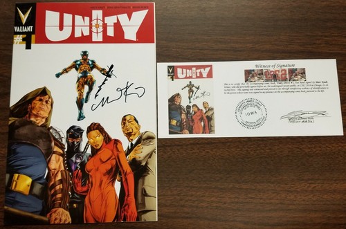 Unity (2013) #1 - 3 + Variante OGNI FIRMATO Matt Kindt con WOS notarile - Foto 2 di 47