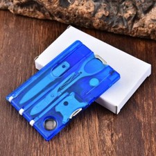 Portable 12 In 1 Multi Tools Outdoor Survival 1 Box Hiking Cards EDC Tool-Gear