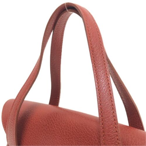 DELVAUX Perforated logo charm Handbag leather Women - Picture 3 of 10