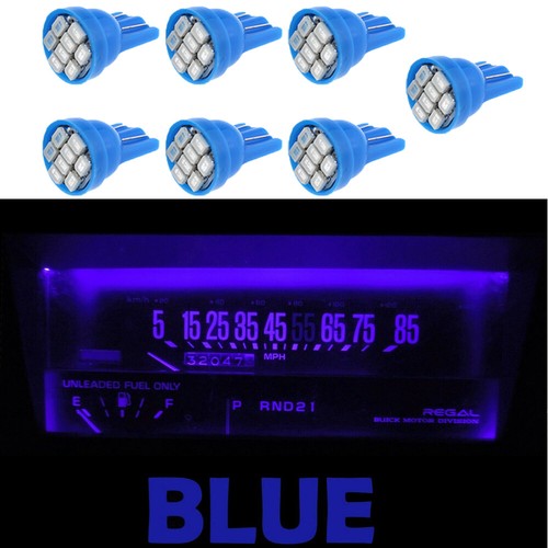 Gauge Cluster LED Dashboard Bulbs Kit Blue Lamps For Buick 1984-1987 Regal - Picture 1 of 6