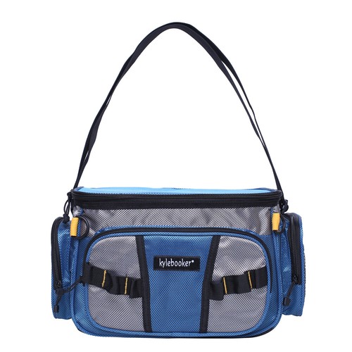 Fishing Season Waterproof Carry Bag Tackle Storage Bag Waist Shoulder Pack Box - Picture 2 of 40