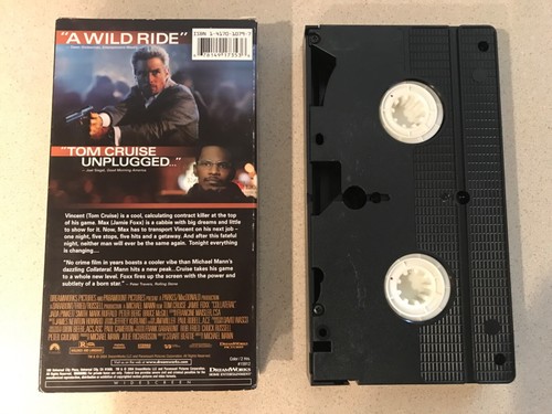 Collateral (VHS, 2004, Widescreen) Tom Cruise, Jamie Foxx - Picture 2 of 3