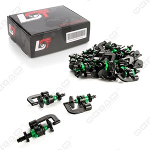 25x Micro-Drip-System rotierend Sprühregner mit Halter 20mm Bewässerungssystem
