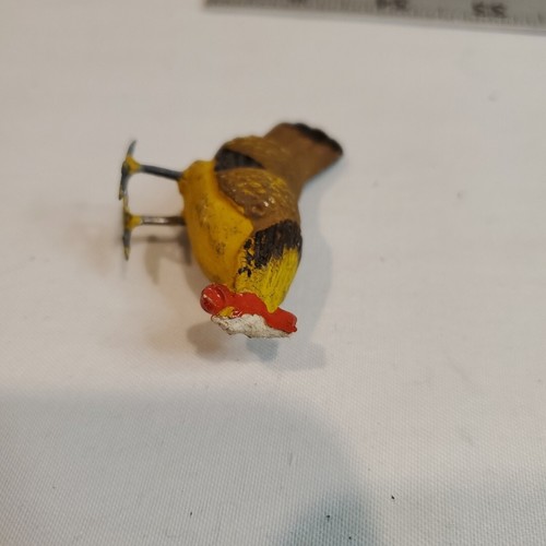 3 Piedini in metallo vintage antichi gallo pollo composizione gallo tedesco Germania - Foto 6 di 11
