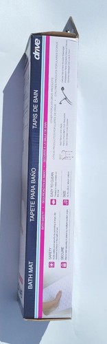 Drive # 12950 Medical Bathtub Mat White Large 15 3/4” X 35 1/2” Safety Sealed - Picture 7 of 7