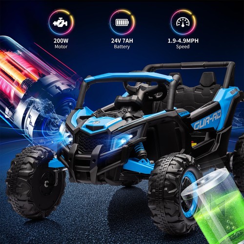 Ride on UTV Car 200W Motor Spring Suspension Music LED Lights W/Remote Control - Picture 4 of 8