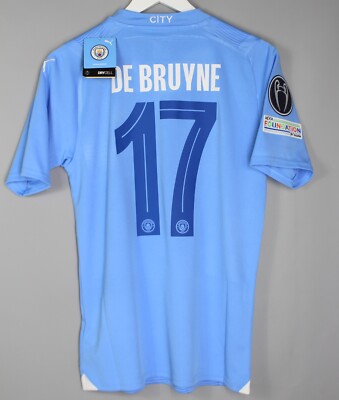 NWT MANCHESTER CITY 2023 2024 HOME FOOTBALL SHIRT JERSEY EPL #17