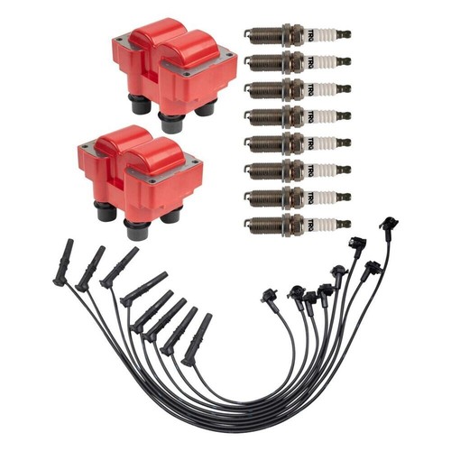 TRQ Ignition Coils Wires Spark Plugs Kit Fits For 1996-1999 Ford Lincoln Mercury - Picture 12 of 12