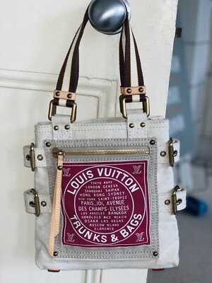LOUIS VUITTON LIMITED EDITION PM GLOBE CANVAS TRUNKS & BAGS LOUIS VUITTON LIMITED EDITION PM GLOBE CANVAS TRUNKS & BAGS