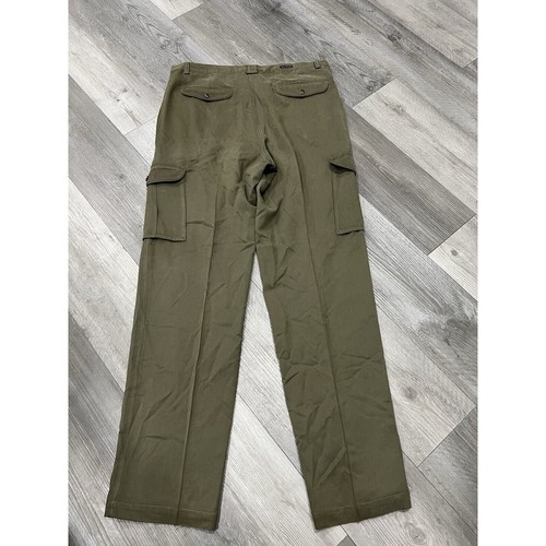 Tommy Bahama | 100% Seda | Pantalones Hombre 35x34 Bolsillos Verde - Imagen 5 de 5
