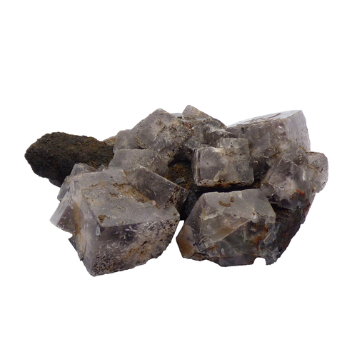 Purple Grey Fluorite Siderite Boltsburn Mine Weardale UK Mineral Specimen 9cm - Picture 19 of 21