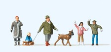 Preiser 10310 Familie Krause im Schnee, H0