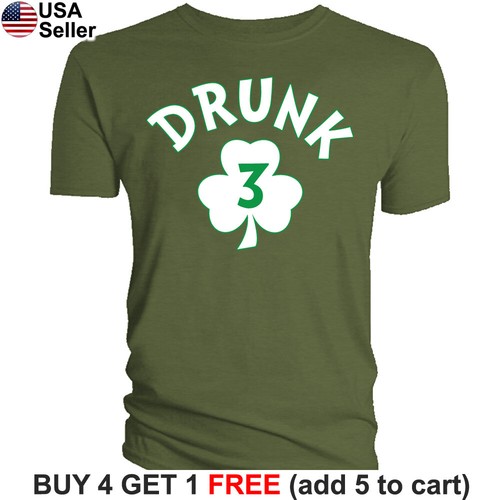 Camiseta del Día de San Patricio Patty's Irlandesa Divertida Bar de Cerveza Fiesta Beber Irlanda - Imagen 20 de 23