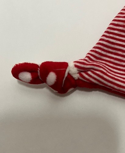 Baby Gluck Die Spiegelburg Red Teddy Bear Security Blanket Rattle Lovey Mushroom - Picture 13 of 20