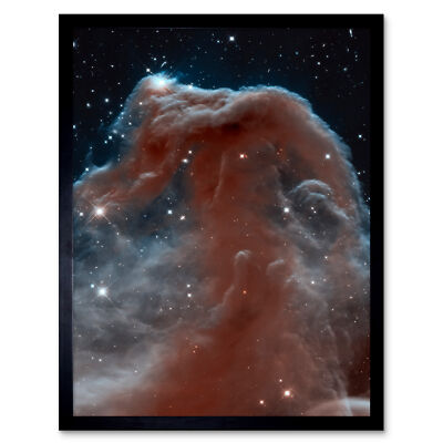 Hubble Telescope Horsehead Nebula In Orion Constellation Framed Wall Art 12x16