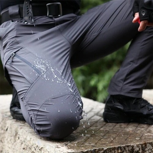 Taktische Herren Cargohose Wasserdicht Arbeit Wandern Kampf Outdoor Hose Hose - Bild 7 von 31