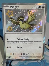 Pidgey 196/091 Paldean Fates Baby Shiny Pokemon Holo