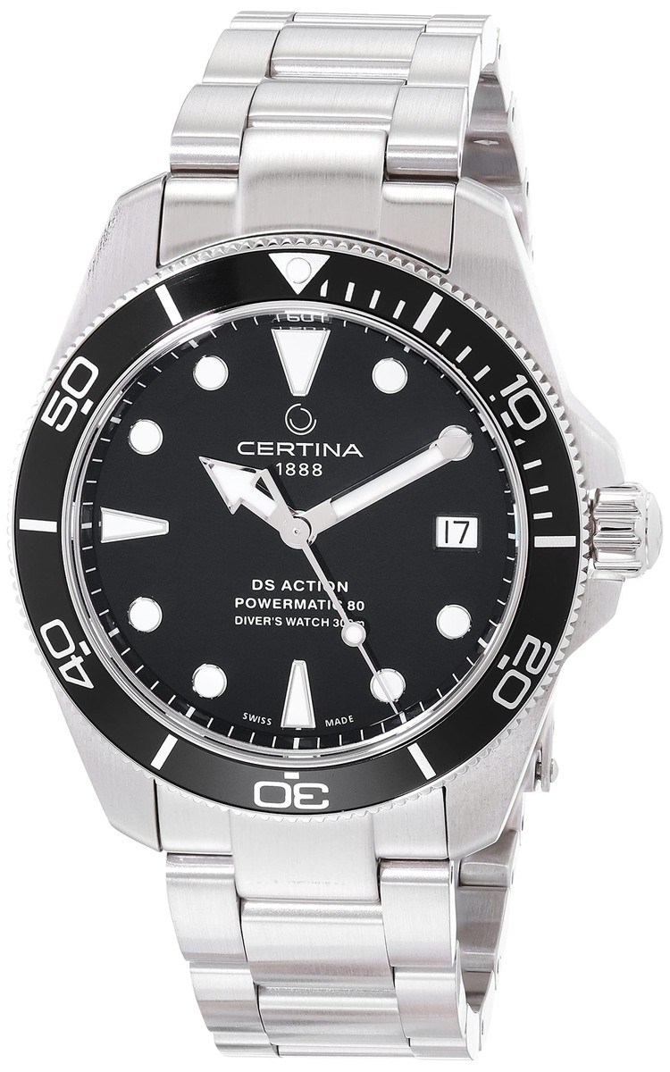 Certina, Unisex, DS ACTION Diver 38mm, Stainless Steel, Swiss