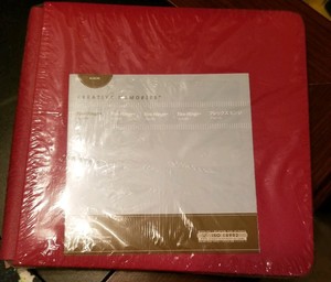 Creative-Memories-8X8-Flex-Hinge-Red-Scrapbook-Album-NIP