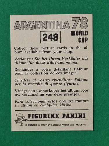M.lista 201 - 400 Figurine Panini WC Argentina 78 scegli mancanti Choice missing - Foto 91 di 367