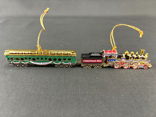 2014 White House Historical Association Train Christmas Ornament Warren Harding - Picture 3 of 4