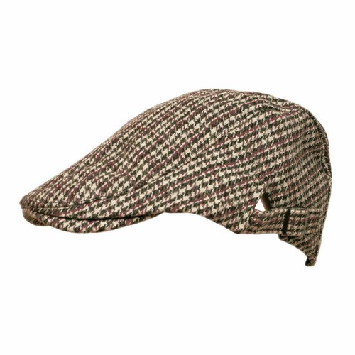 TWEED CHECK FLATCAP VINTAGE HERRINGBONE WOOL MIX GATSBY BAKER BOY NEWSBOY - Bild 34 von 39
