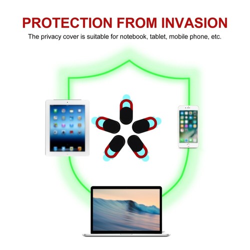 5pcs Telefon Laptop-Webkamera Cover Multifunktional Practical Webcam Cover - Bild 9 von 12