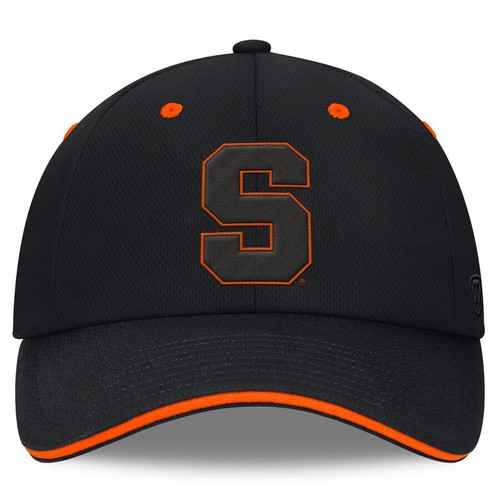 Men's Top Of The World Syracuse University Baseball Cap Hat Black One Size NEW - Picture 2 of 4