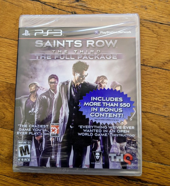 Saints Row The Third The Full Package (Playstation 3 PS3) NEW FACTORY